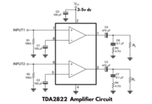 Mạch Khuếch Đại TDA2822