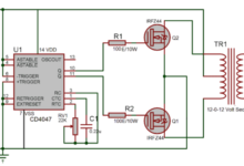 Mạch Nghịch lưu 12vdc lên 220vac